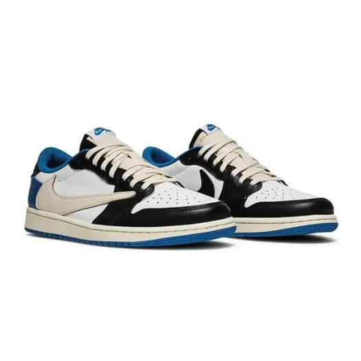 Tênis Air Jordan 1 Low OG Travis Scott x Fragment Azul