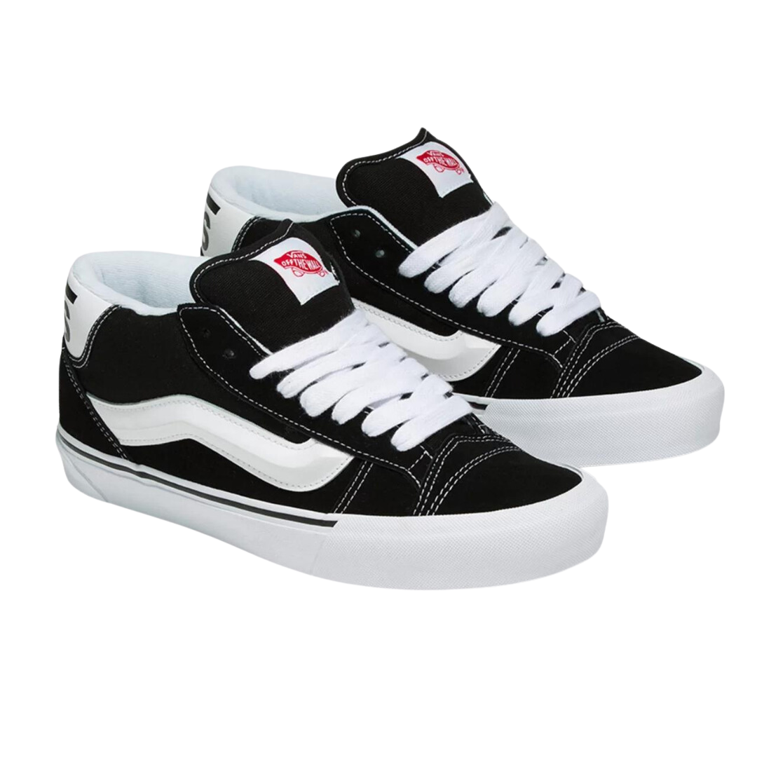 Tênis Knu Skool Preto e Branco Mid