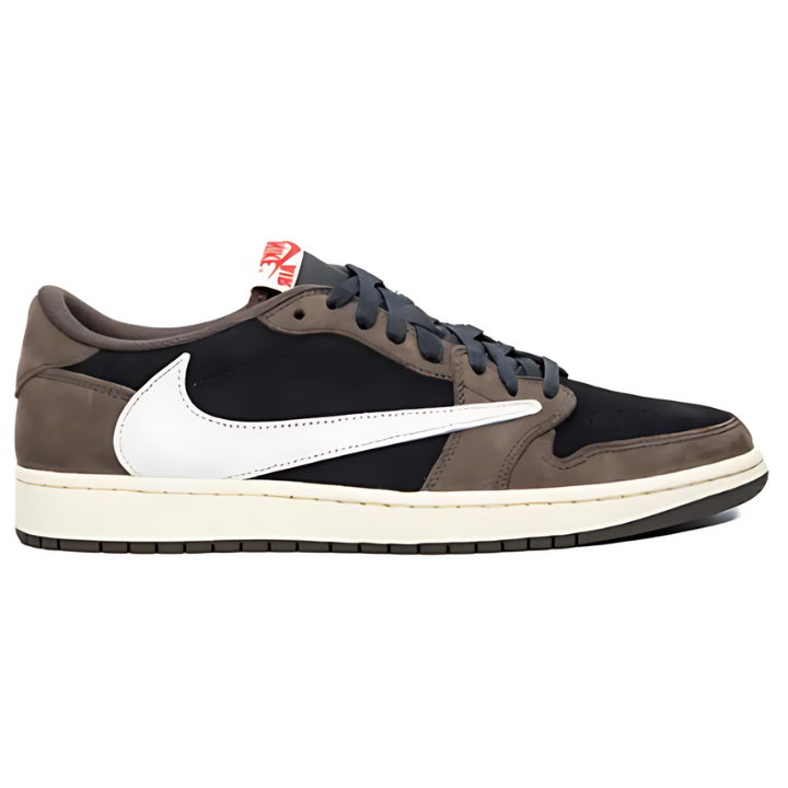 Tênis Air Jordan 1 Low OG Travis Scott x Dark Mocha