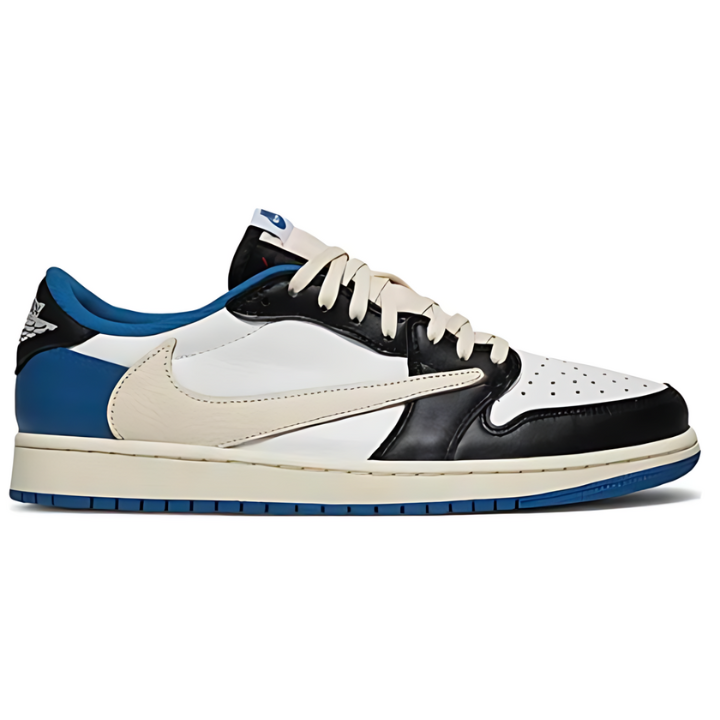 Tênis Air Jordan 1 Low OG Travis Scott x Fragment Azul