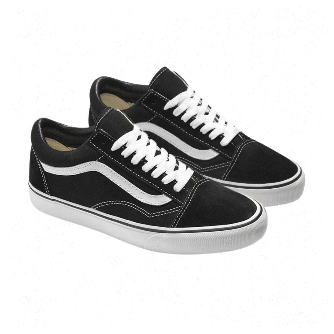 Tênis Old Skool Branco e Preto