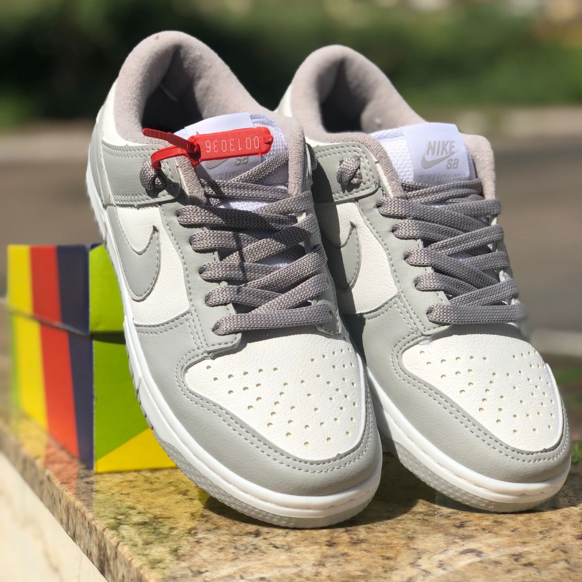 Tênis Dunk Low Premium Cinza