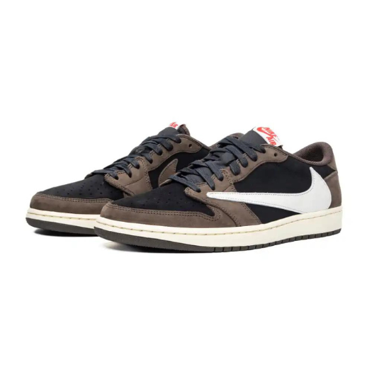 Tênis Air Jordan 1 Low OG Travis Scott x Dark Mocha