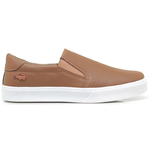 Sapatênis Lacoste Slip-on Marrom